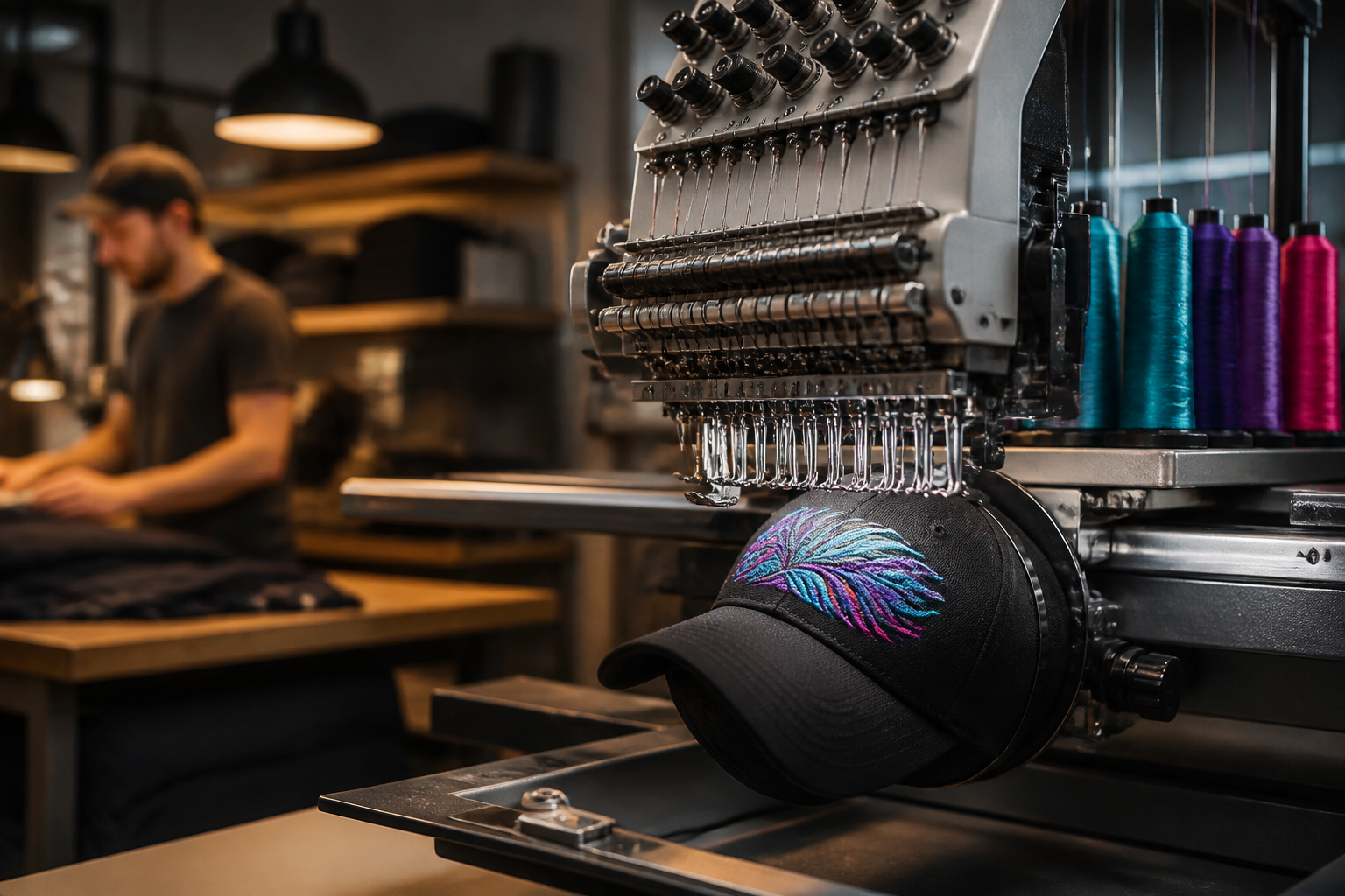 Embroidery work at OneStop Graphix